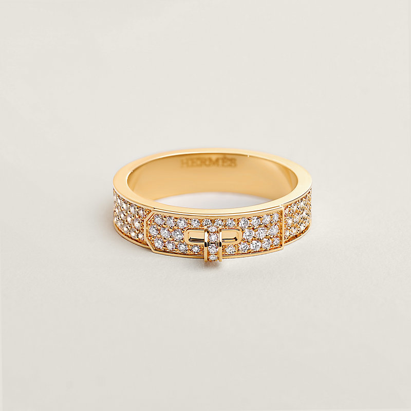 【タイムレスな魅力】HERMES リング Bague Kelly YellowGold Kelly ring | Hermès USA